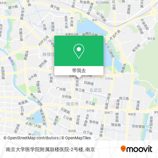 南京大学医学院附属鼓楼医院-2号楼地图