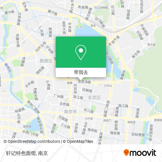 轩记特色面馆地图