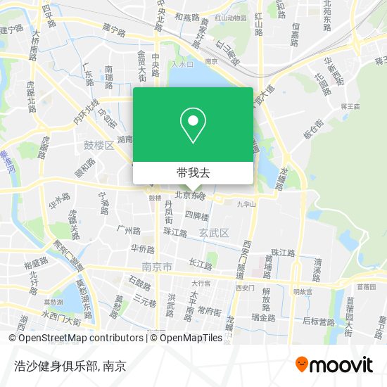浩沙健身俱乐部地图