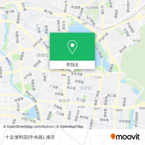 十足便利店(中央路)地图