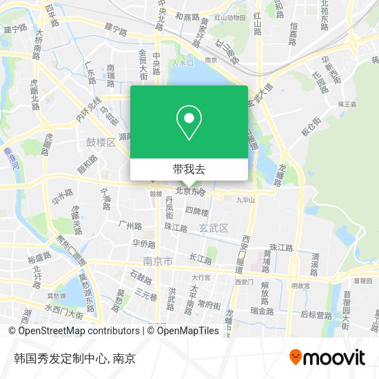 韩国秀发定制中心地图