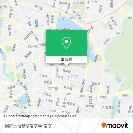 国家土地督察南京局地图