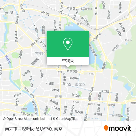 南京市口腔医院-急诊中心地图