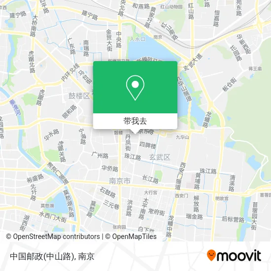 中国邮政(中山路)地图