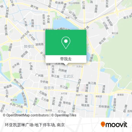 环亚凯瑟琳广场-地下停车场地图