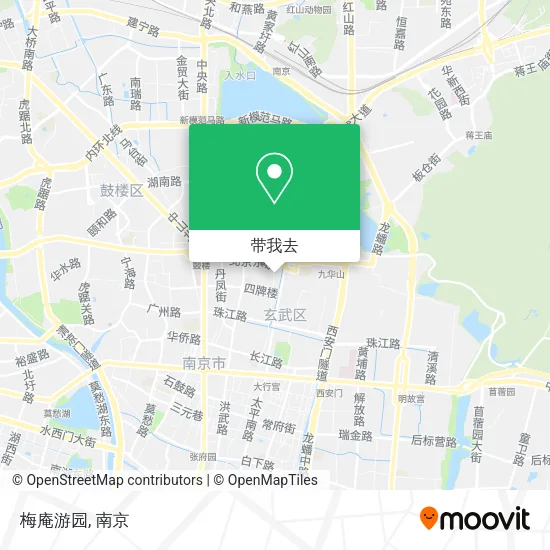 梅庵游园地图