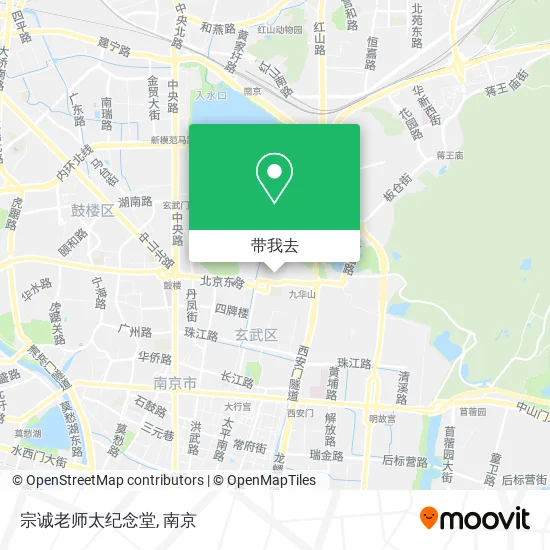 宗诚老师太纪念堂地图