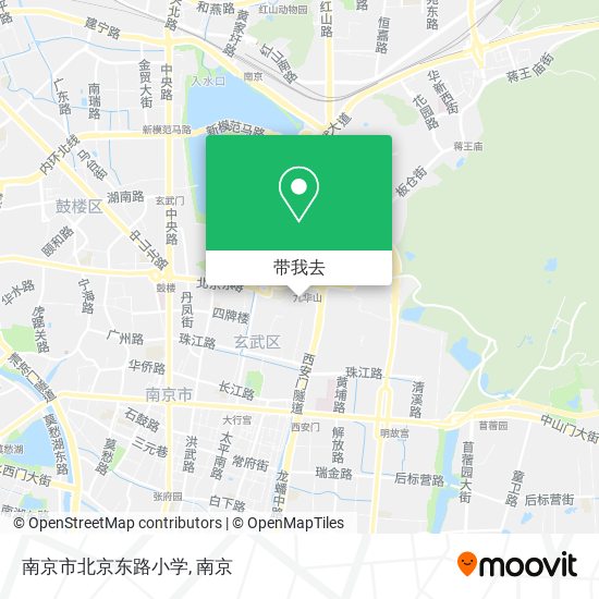 南京市北京东路小学地图