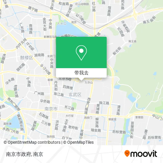 南京市政府地图