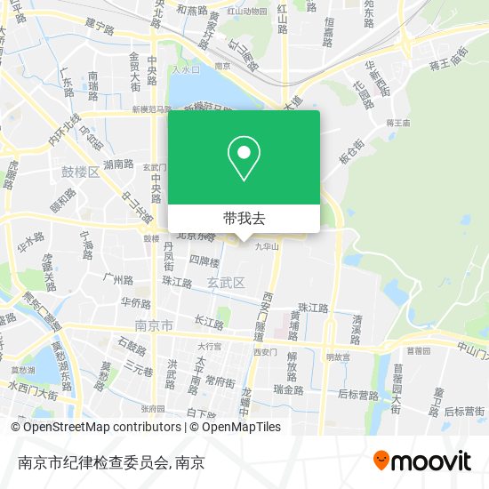 南京市纪律检查委员会地图