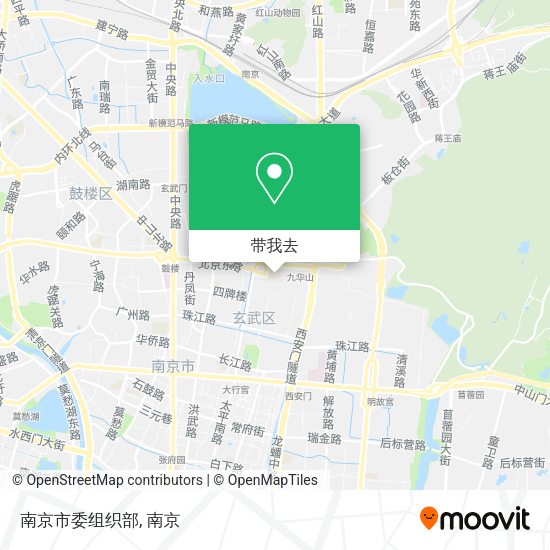 南京市委组织部地图