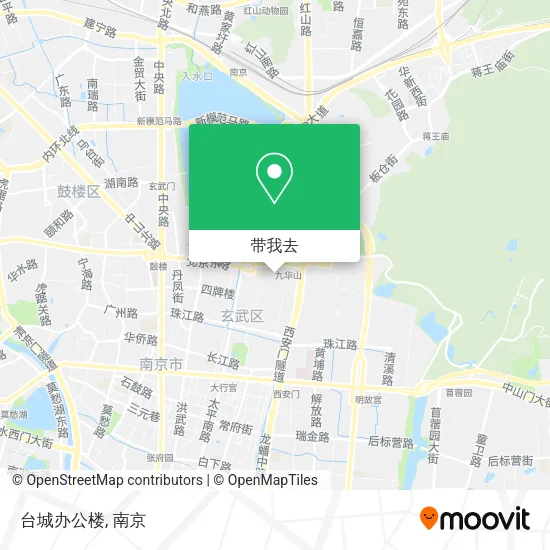 台城办公楼地图