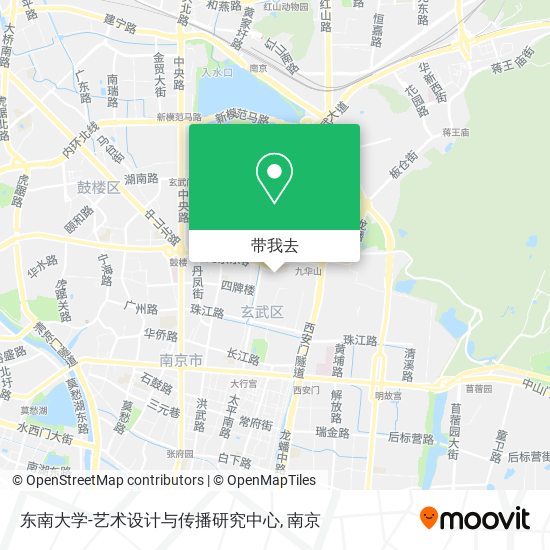 东南大学-艺术设计与传播研究中心地图