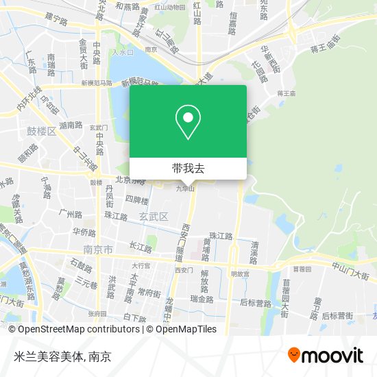 米兰美容美体地图