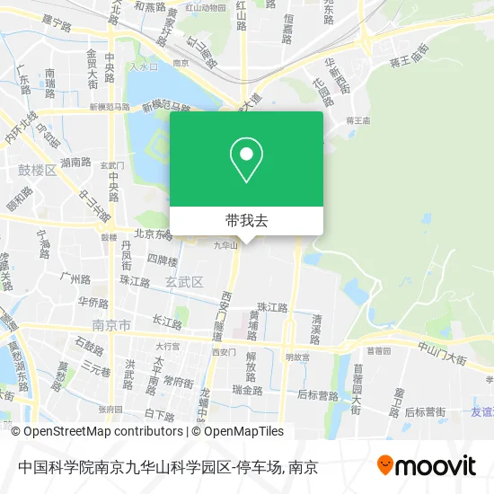 中国科学院南京九华山科学园区-停车场地图