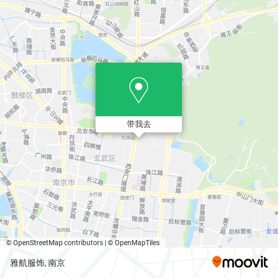 雅航服饰地图