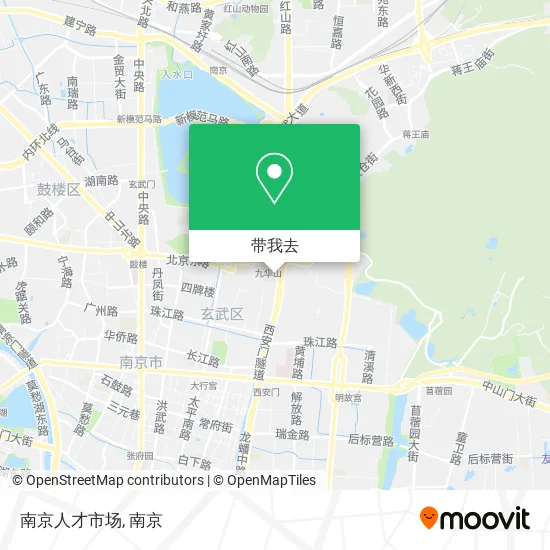 南京人才市场地图