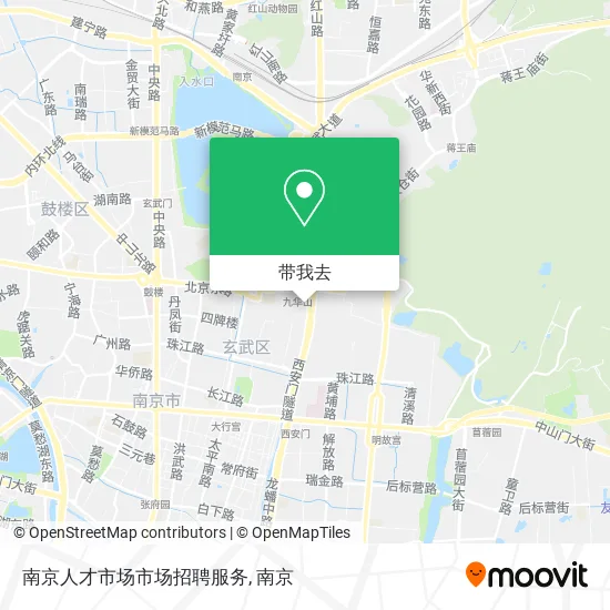 南京人才市场市场招聘服务地图