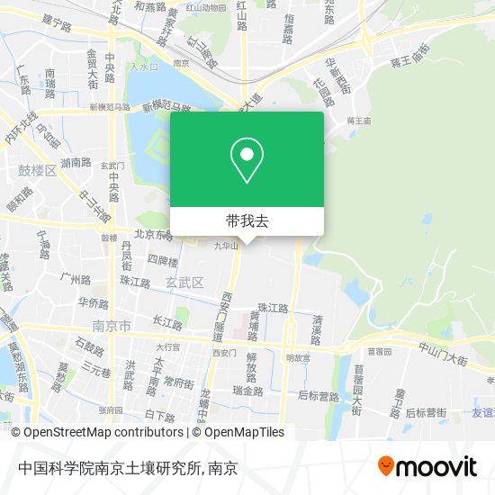 中国科学院南京土壤研究所地图