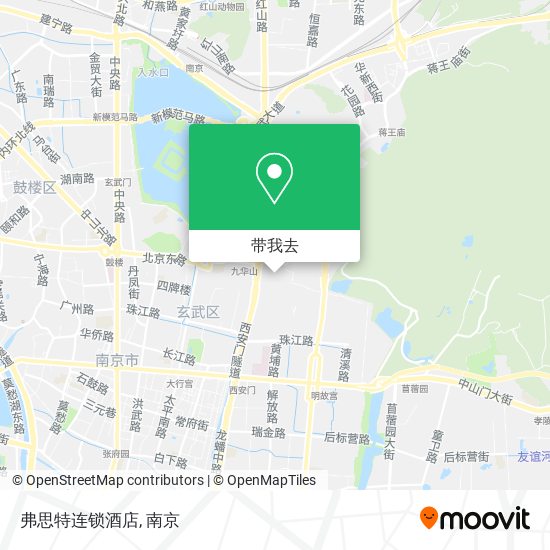 弗思特连锁酒店地图