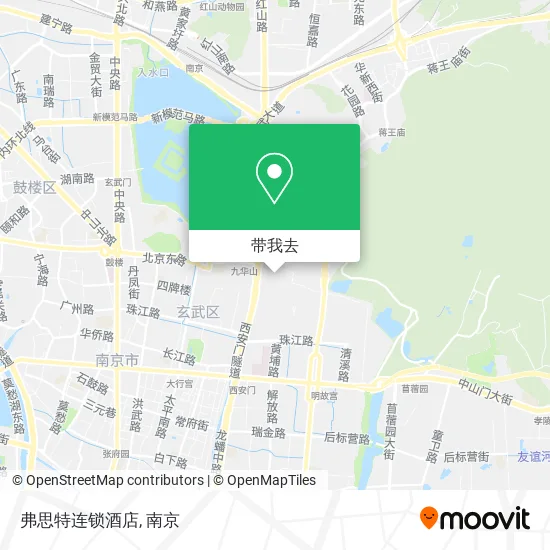 弗思特连锁酒店地图