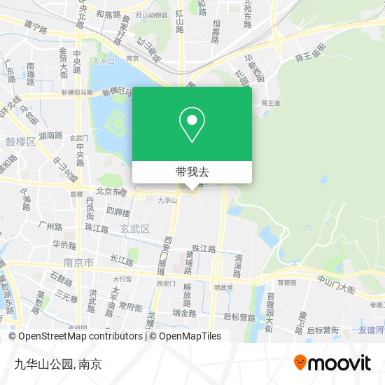 九华山公园地图