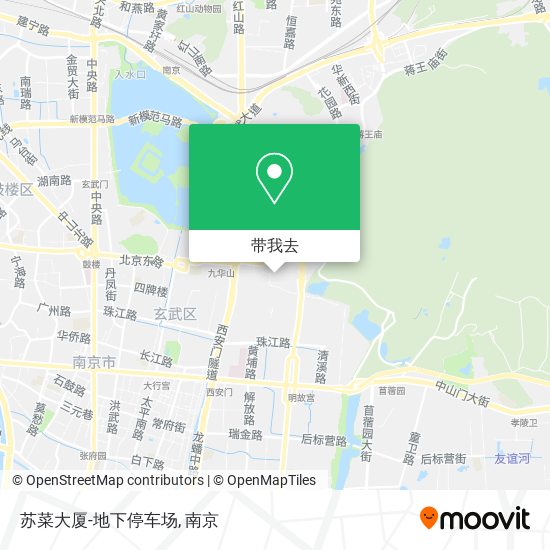苏菜大厦-地下停车场地图
