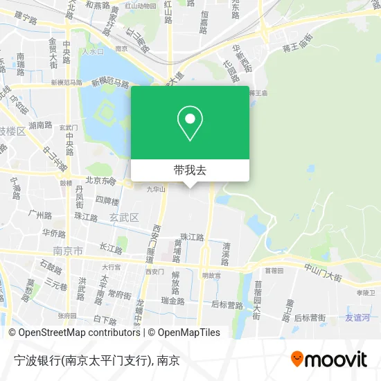 宁波银行(南京太平门支行)地图