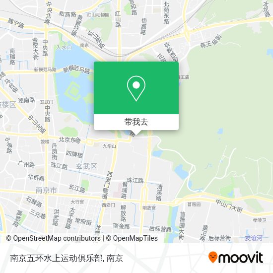 南京五环水上运动俱乐部地图