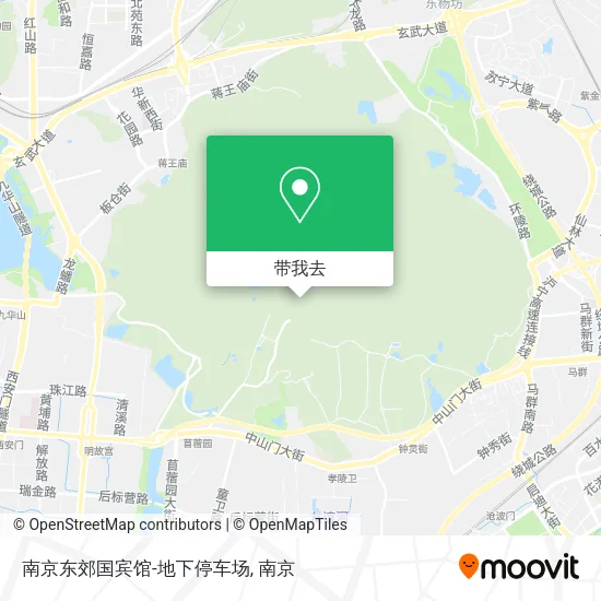 南京东郊国宾馆-地下停车场地图