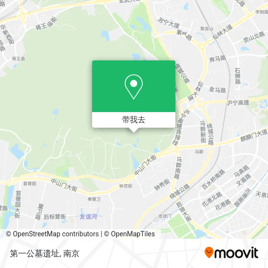 第一公墓遗址地图