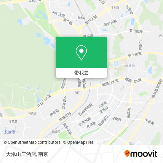 天泓山庄酒店地图