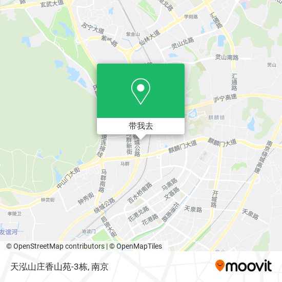 天泓山庄香山苑-3栋地图