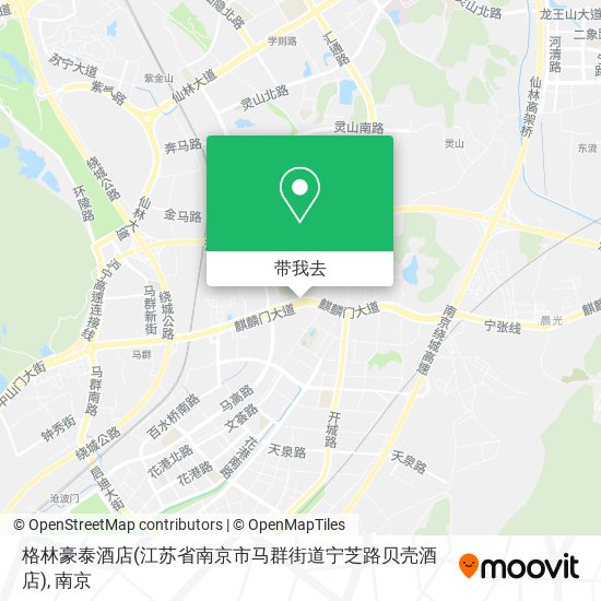格林豪泰酒店(江苏省南京市马群街道宁芝路贝壳酒店)地图