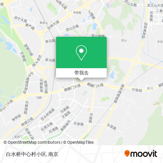 白水桥中心村小区地图