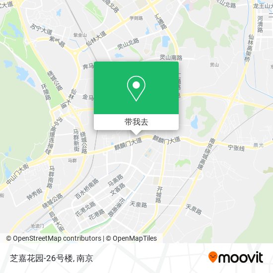 芝嘉花园-26号楼地图