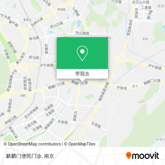 麒麟门便民门诊地图