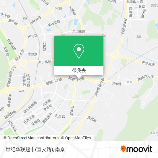 世纪华联超市(宣义路)地图