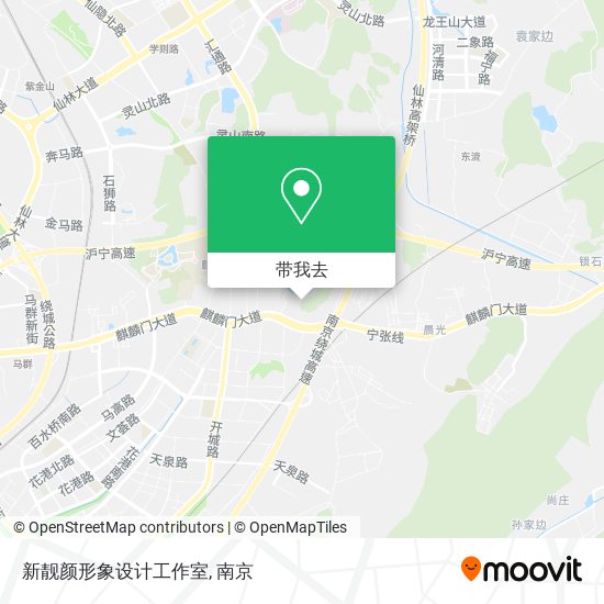 新靓颜形象设计工作室地图