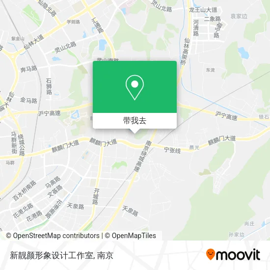 新靓颜形象设计工作室地图