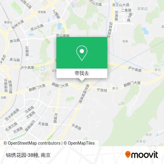 锦绣花园-38幢地图