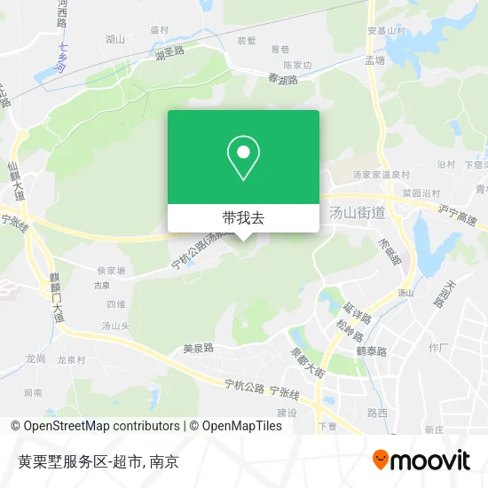 黄栗墅服务区-超市地图