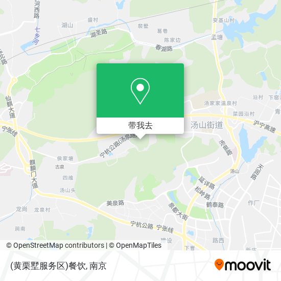 (黄栗墅服务区)餐饮地图