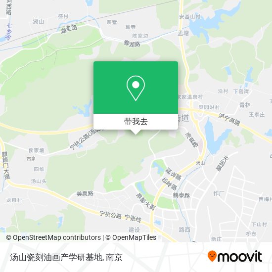 汤山瓷刻油画产学研基地地图