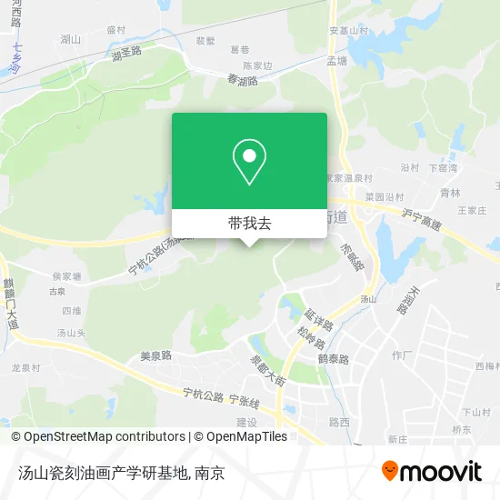 汤山瓷刻油画产学研基地地图