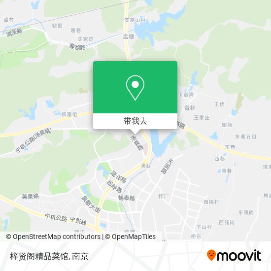 梓贤阁精品菜馆地图