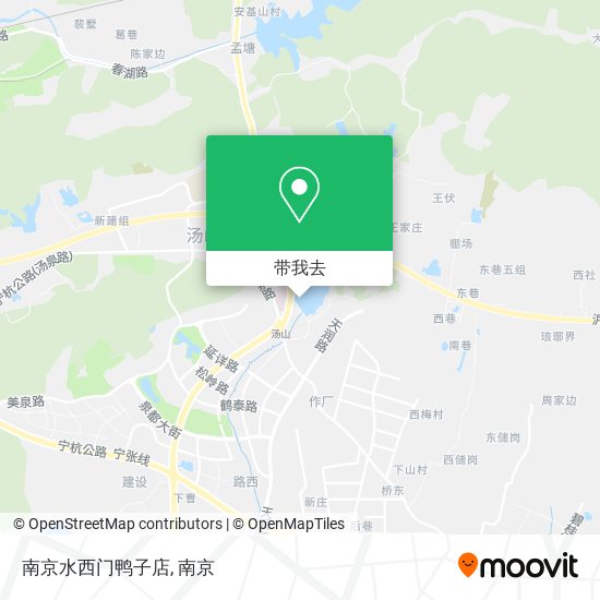 南京水西门鸭子店地图