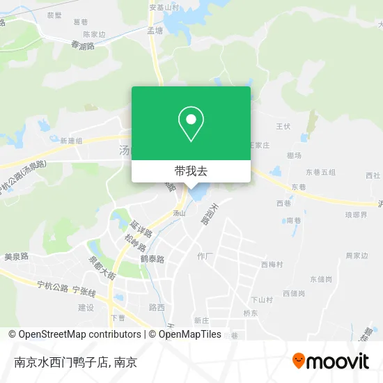 南京水西门鸭子店地图