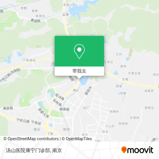 汤山医院康宁门诊部地图