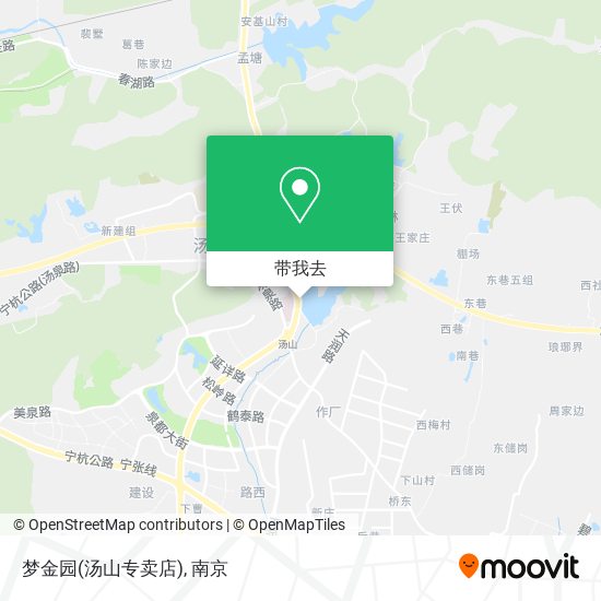梦金园(汤山专卖店)地图